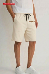 Alpha Beige Baggy Shorts