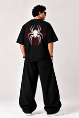 Black Spider Oversized Tee