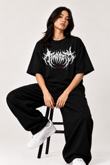 Black Oversized Tee