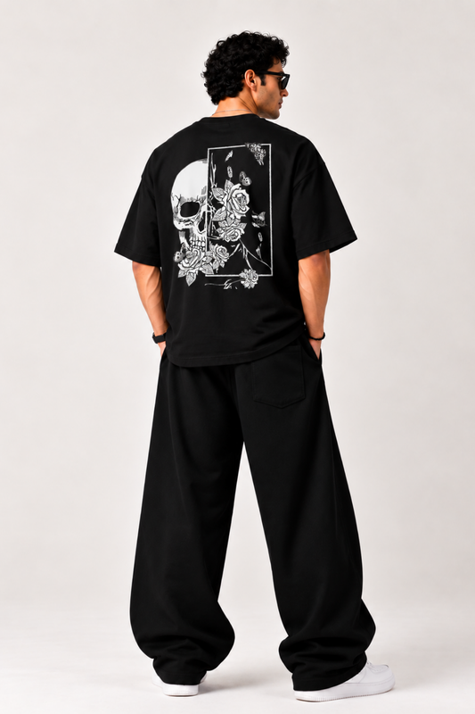 Floral Rose Oversized Tee