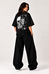 Floral Rose Oversized Tee