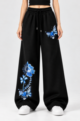 Alpha Blue Butterfly Baggy Trouser