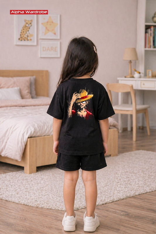 Kids Shadows of Legacy Oversized Tee With Shorts