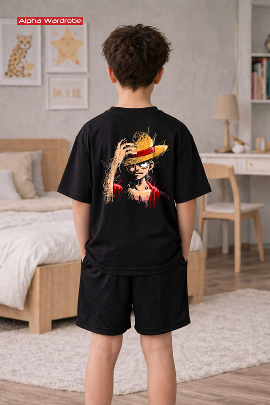 Kids Shadows of Legacy Oversized Tee With Shorts