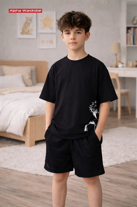 Kids Spectral Ronin Oversized Tee With Shorts