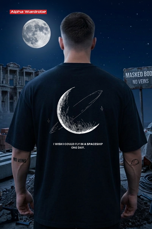 Crescent Moon Oversized Tee
