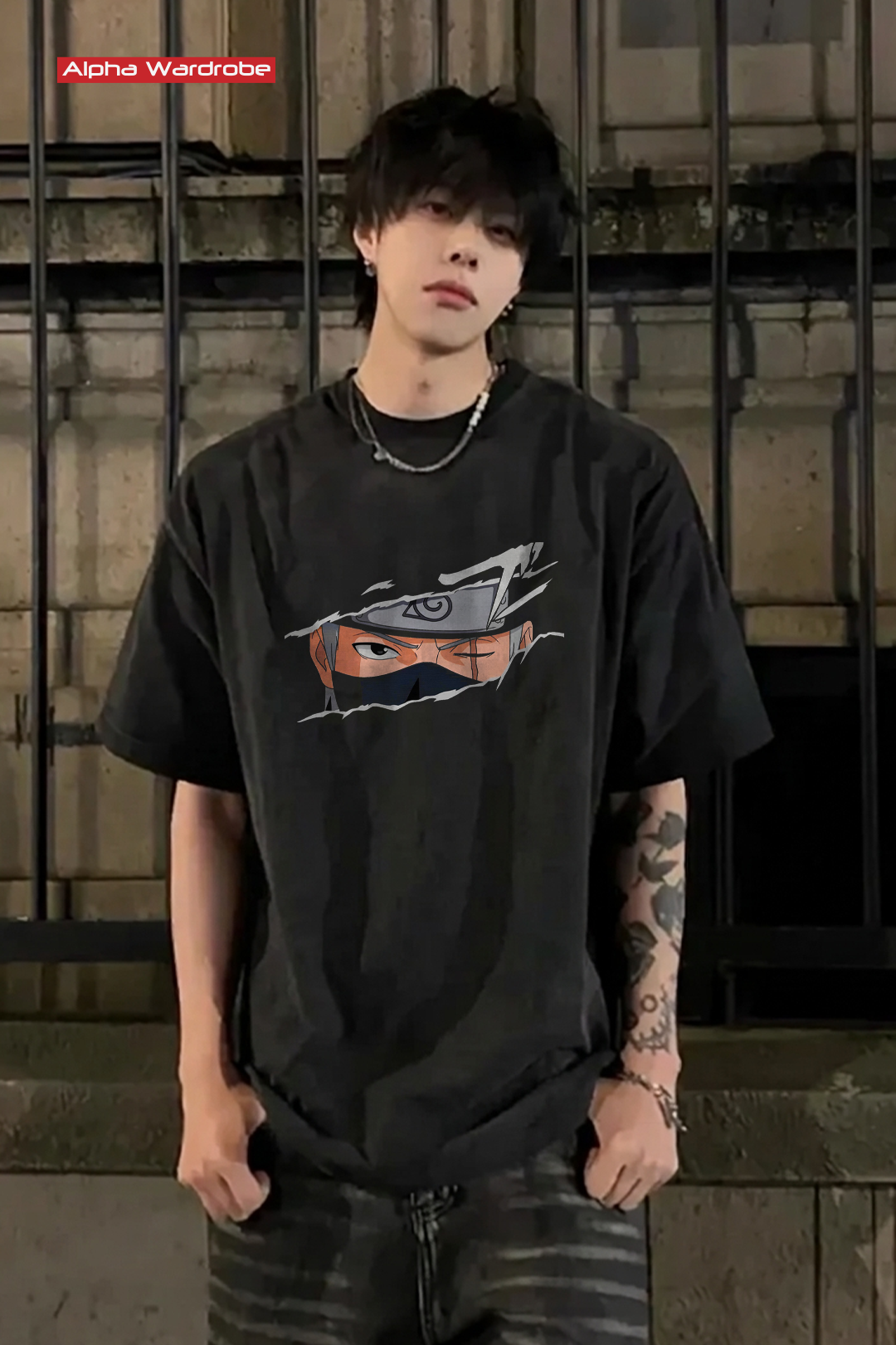 Anime Ninja Oversized Tee