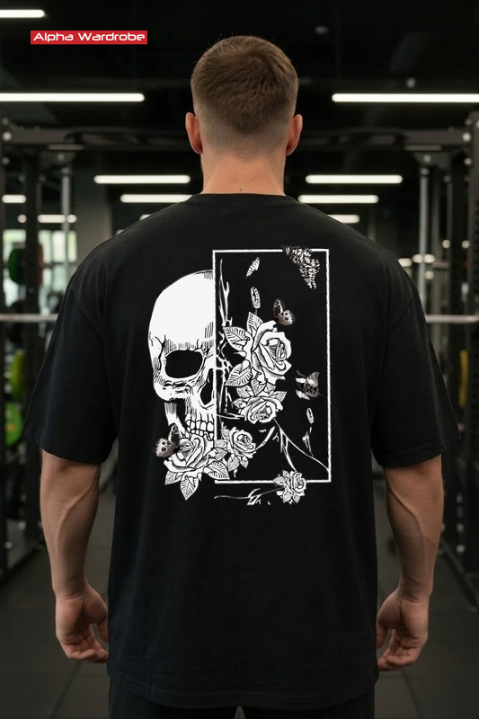 Floral Rose Oversized Tee