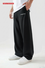 Alpha Black Baggy Trouser