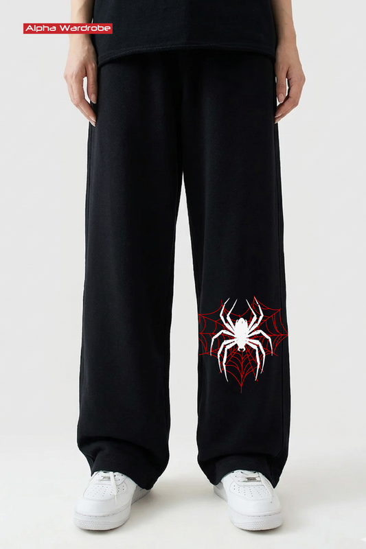 Alpha Black Spider Baggy Trousers