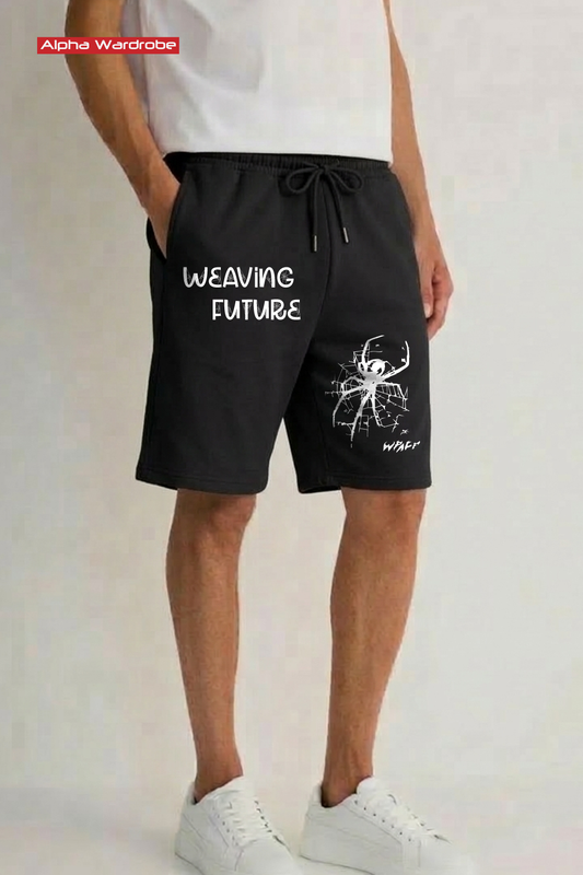 Alpha Black Spider Baggy Shorts