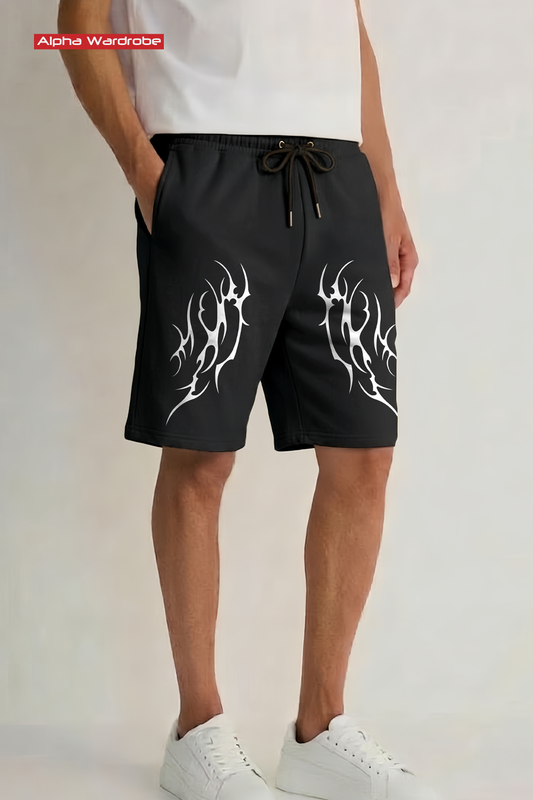 Alpha Black Baggy Shorts