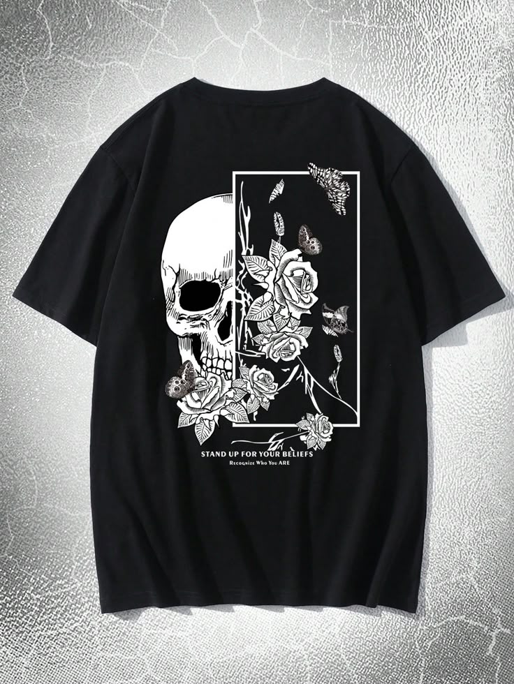 Floral Rose Oversized Tee
